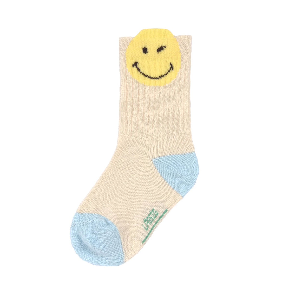 Lassig - Calcetines Smiley World Azul (Pack de 3)