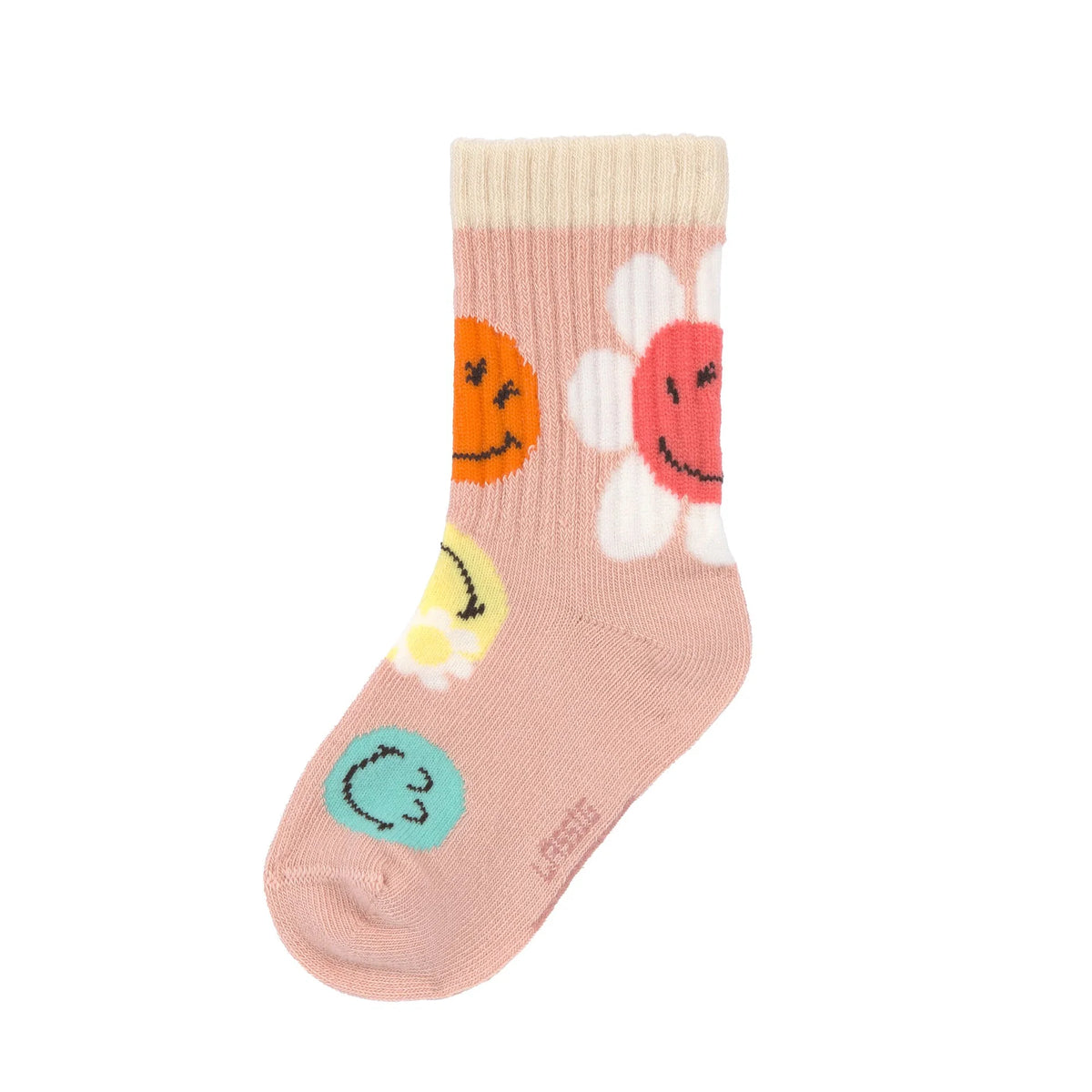 Lassig - Calcetines Smiley World Rosa (Pack de 3)