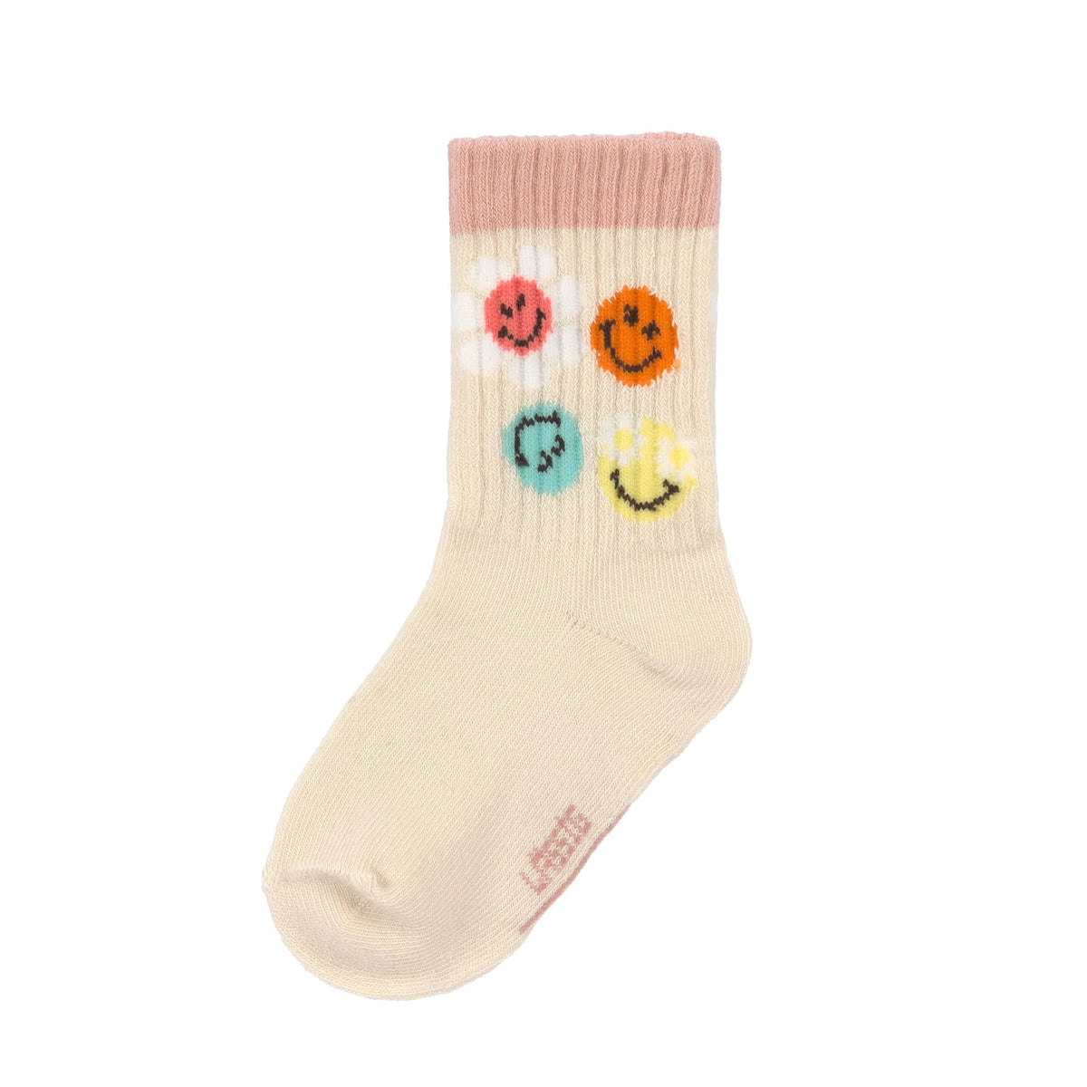 Lassig - Calcetines Smiley World Rosa (Pack de 3)