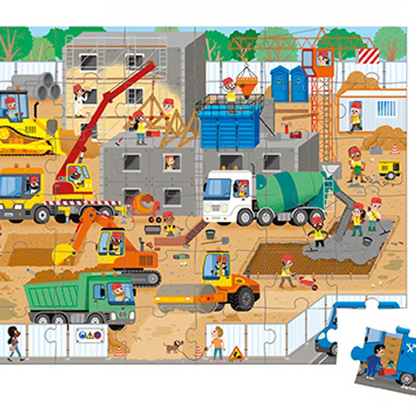 Janod - Puzzle Construção 36 peças
