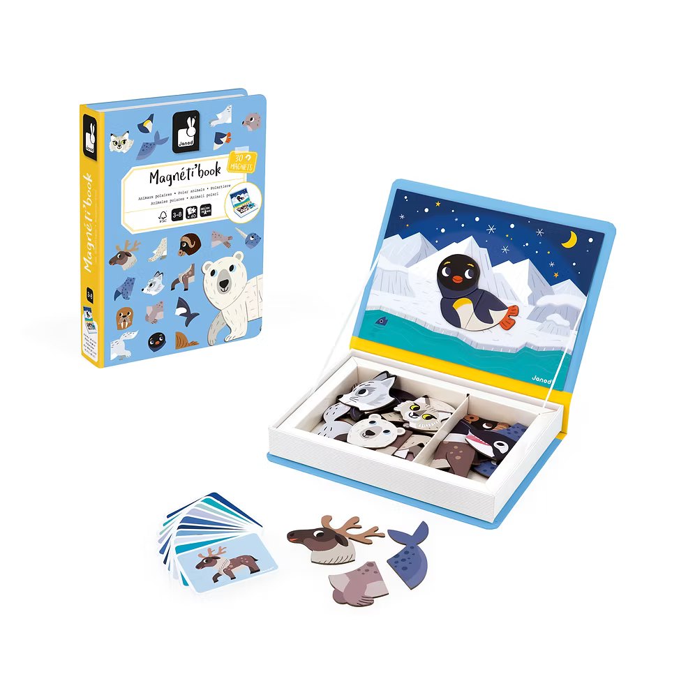 Janod - Magneti' Book Animais do Gelo
