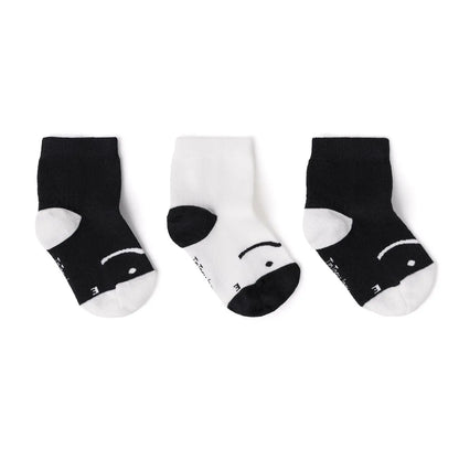 Tip Toey Joey - Meias pack de 3 Preto / Branco