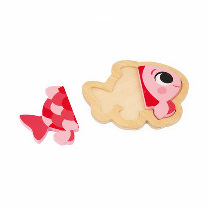 Janod - 4 Puzzles Evolutivos Animais de Estimação