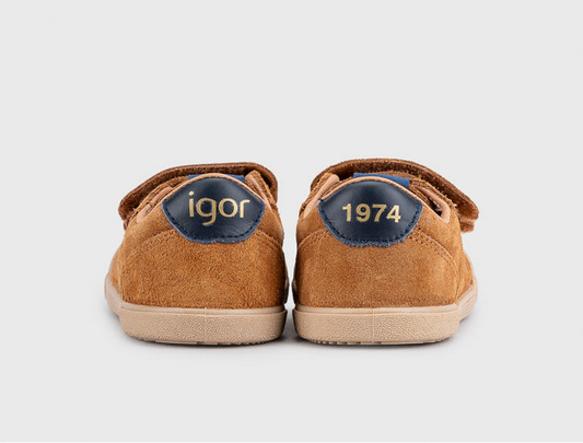 Igor - Sapatilha Tennis Suede Mostarda