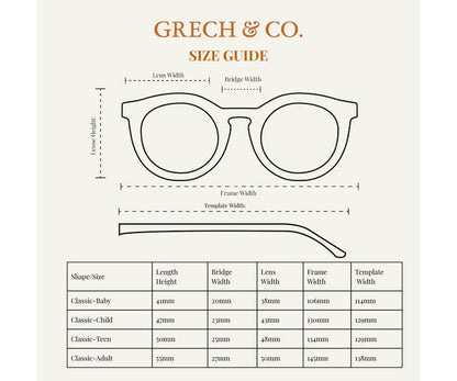 Grech & Co - Óculos de sol polarizados Desert Teal