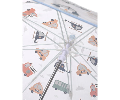 Tutete - Guarda-chuva transparente Carros