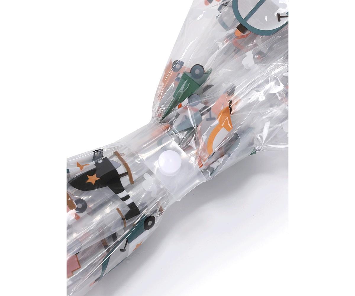 Tutete - Guarda-chuva transparente Carros