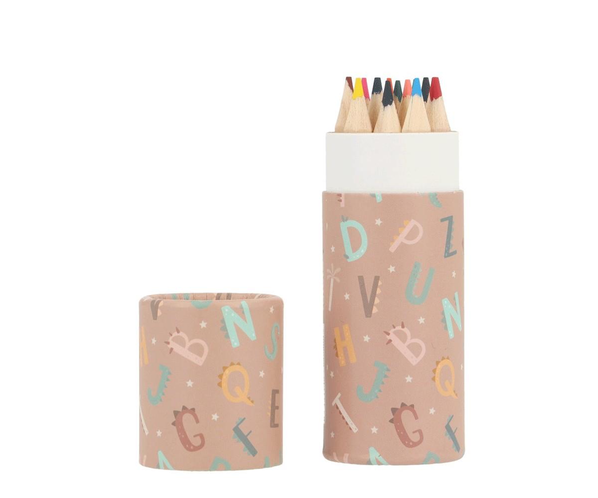 Tutete - Tubo 12 lápis Funny Letters