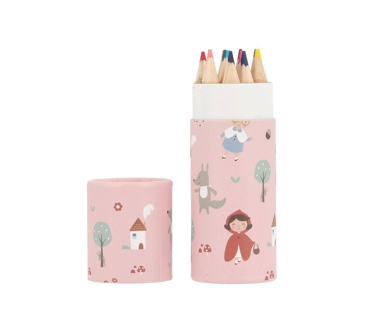 Tutete - Tubo 12 lápis Capuchinho Vermelho