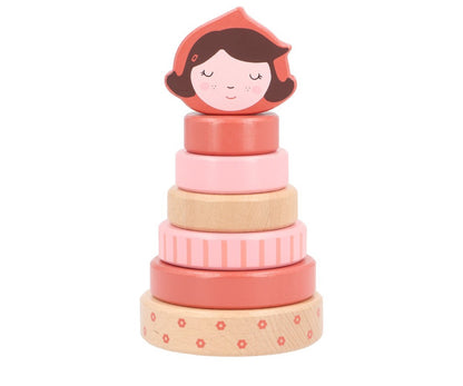 Monnëka - Torre empilhável Capuchinho Vermelho