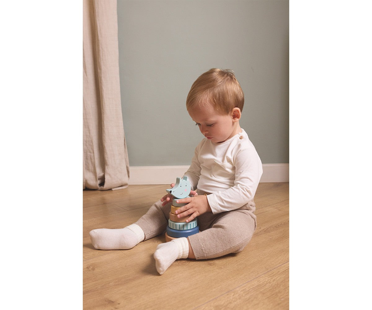 Monnëka - Torre empilhável Lobo Mau