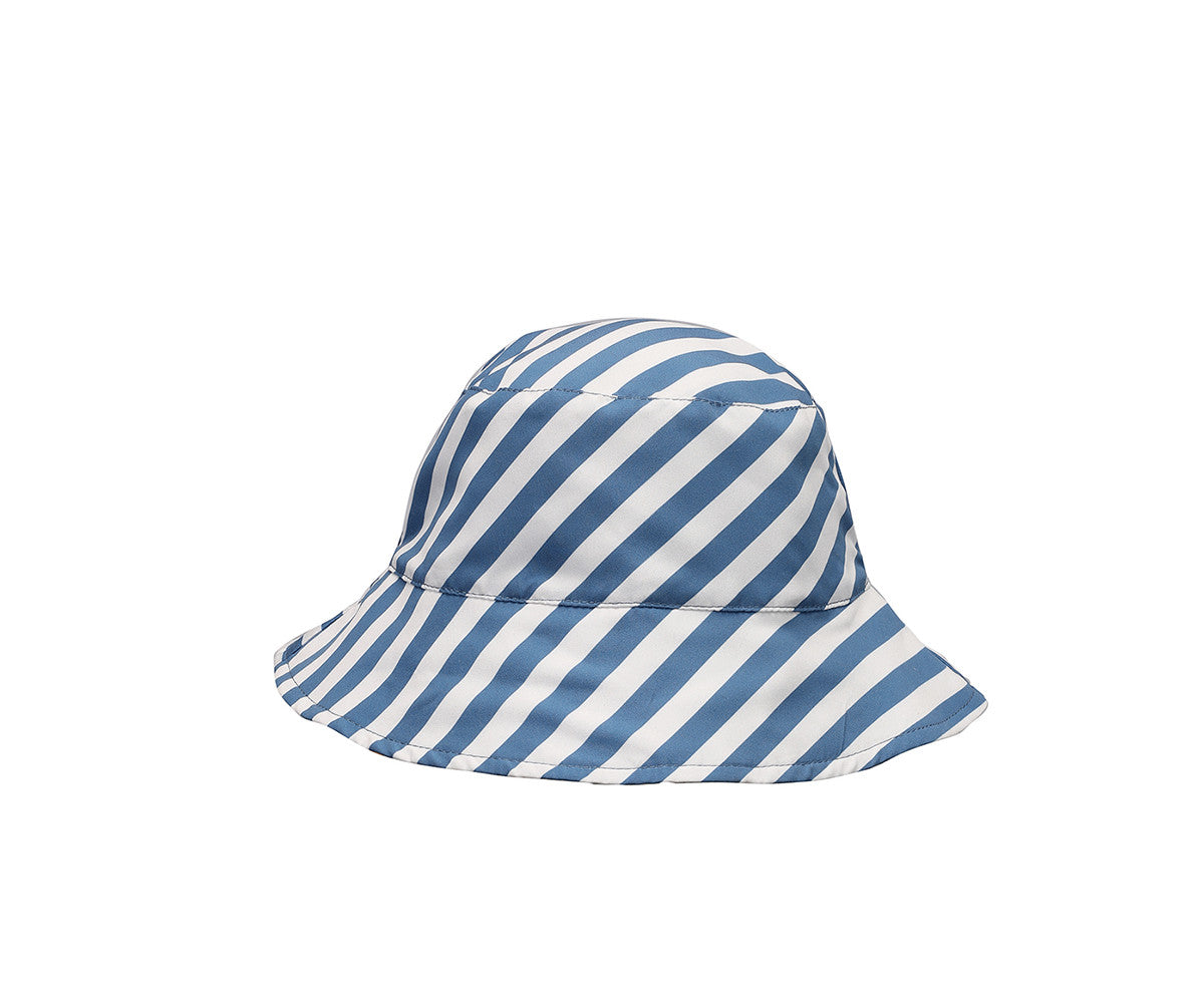 Monnëka - Gorro reversible Stripes Blues & Beyond