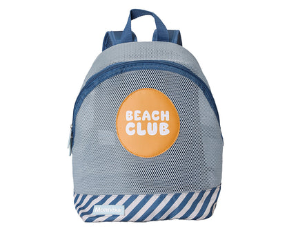 Monnëka - Mochila anti-areia infantil Stripes Blues & Beyond