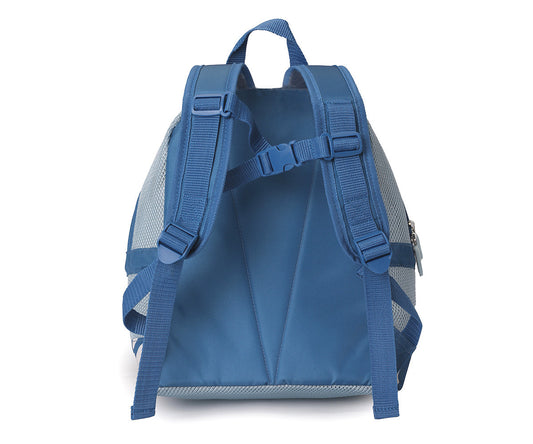 Monnëka - Mochila anti-areia infantil Stripes Blues & Beyond
