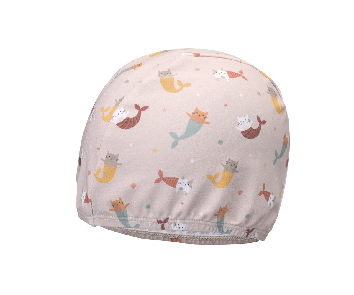 Monnëka - Touca de natação infantil Mermaid Cats