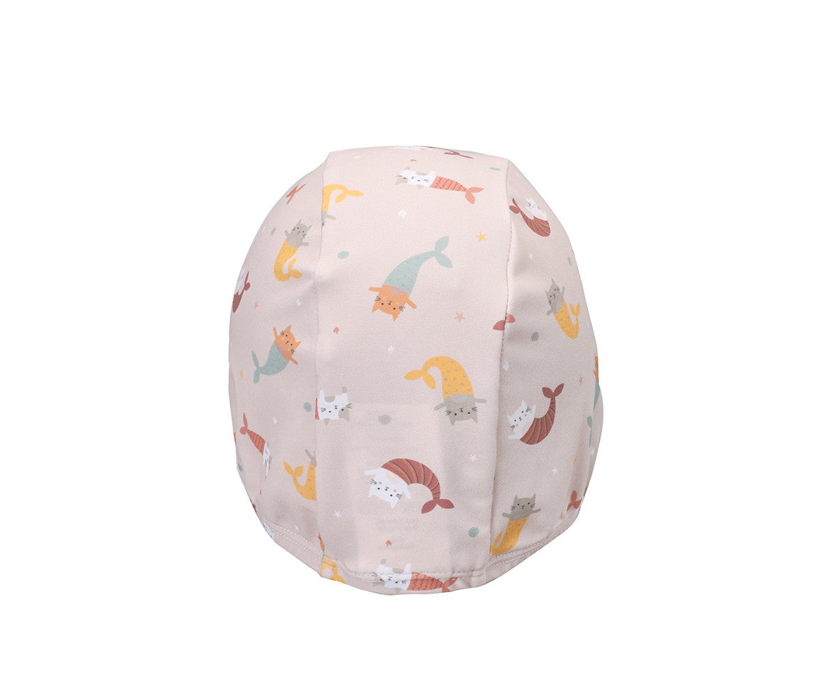 Monnëka - Touca de natação infantil Mermaid Cats