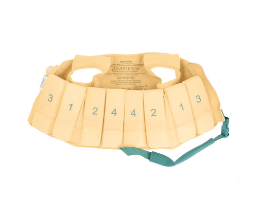 Monnëka - Colete Flutuador Aprendizagem Whale Teal