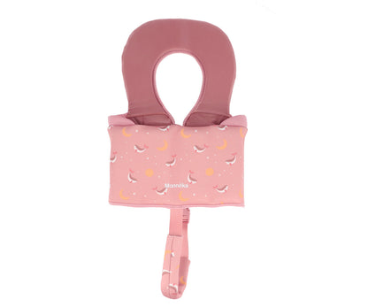 Monnëka - Chaleco flotador de aprendizaje Ballena Rosa (1 a 2 años)