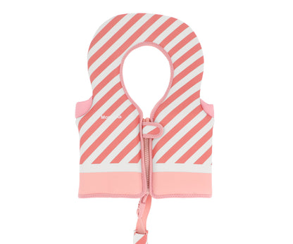 Monnëka - Chaleco Flotador Aprendizaje Stripes Bloom & Blush (1 a 2 años)