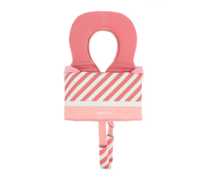 Monnëka - Chaleco Flotador Aprendizaje Stripes Bloom & Blush (1 a 2 años)