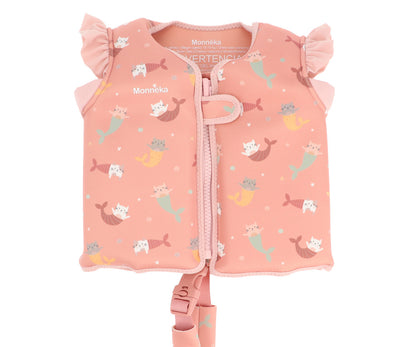 Monnëka - Chaleco Flotador de Aprendizaje Mermaid Cats