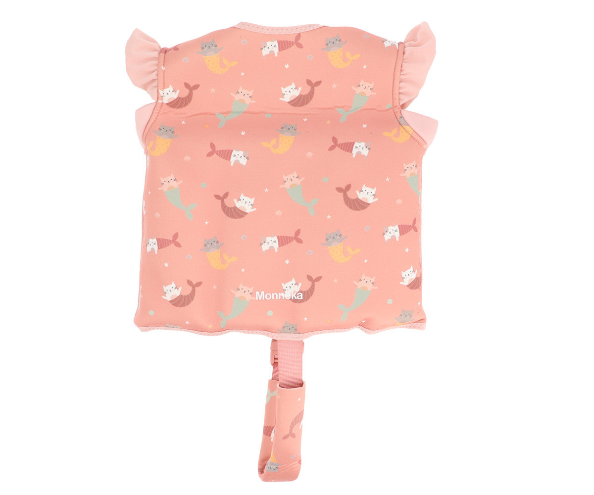 Monnëka - Chaleco Flotador de Aprendizaje Mermaid Cats