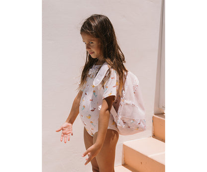 Monnëka - Mochila anti-areia infantil Mermaid Cats