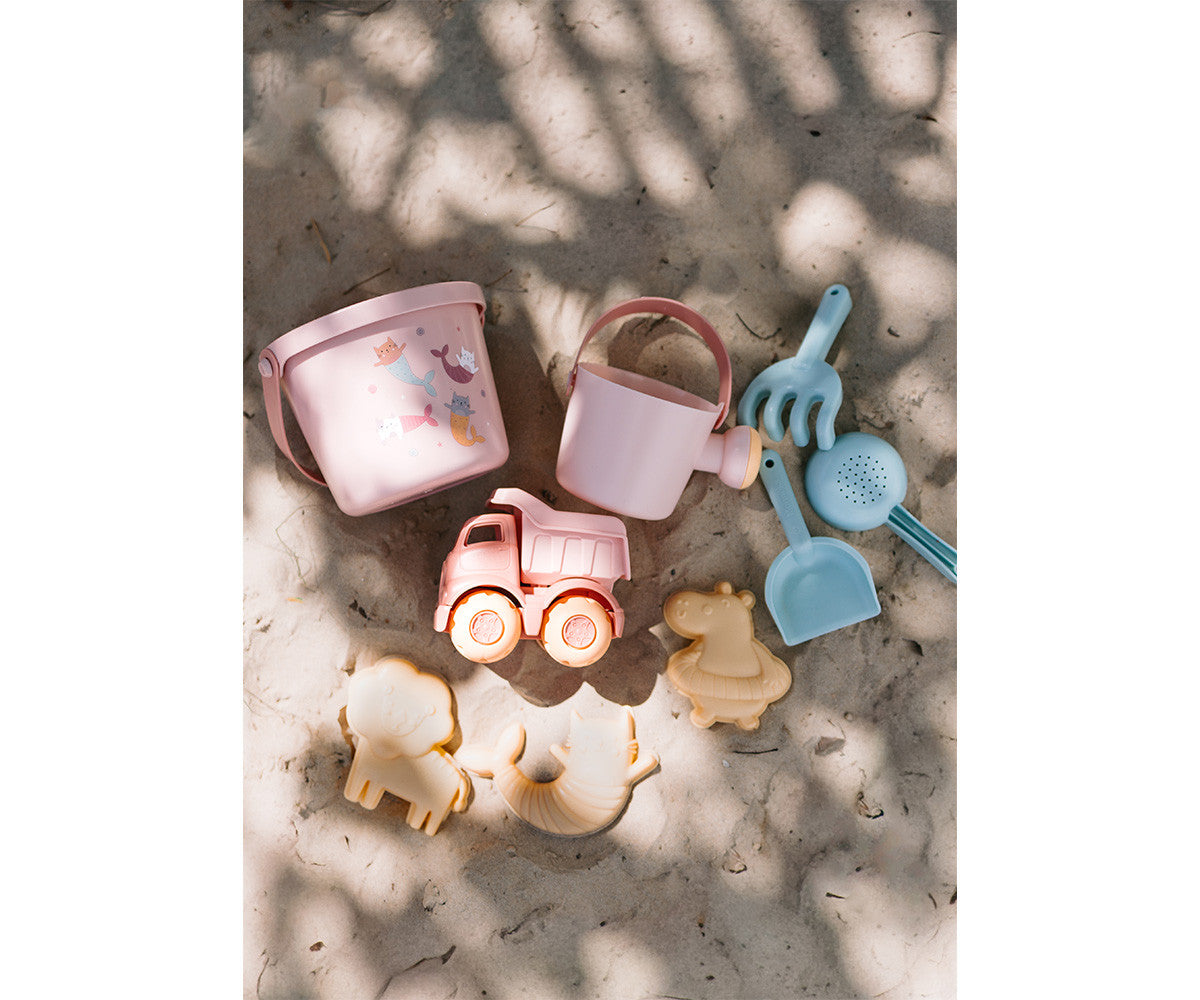 Monnëka - Conjunto de brinquedos de praia Mermaid Cats