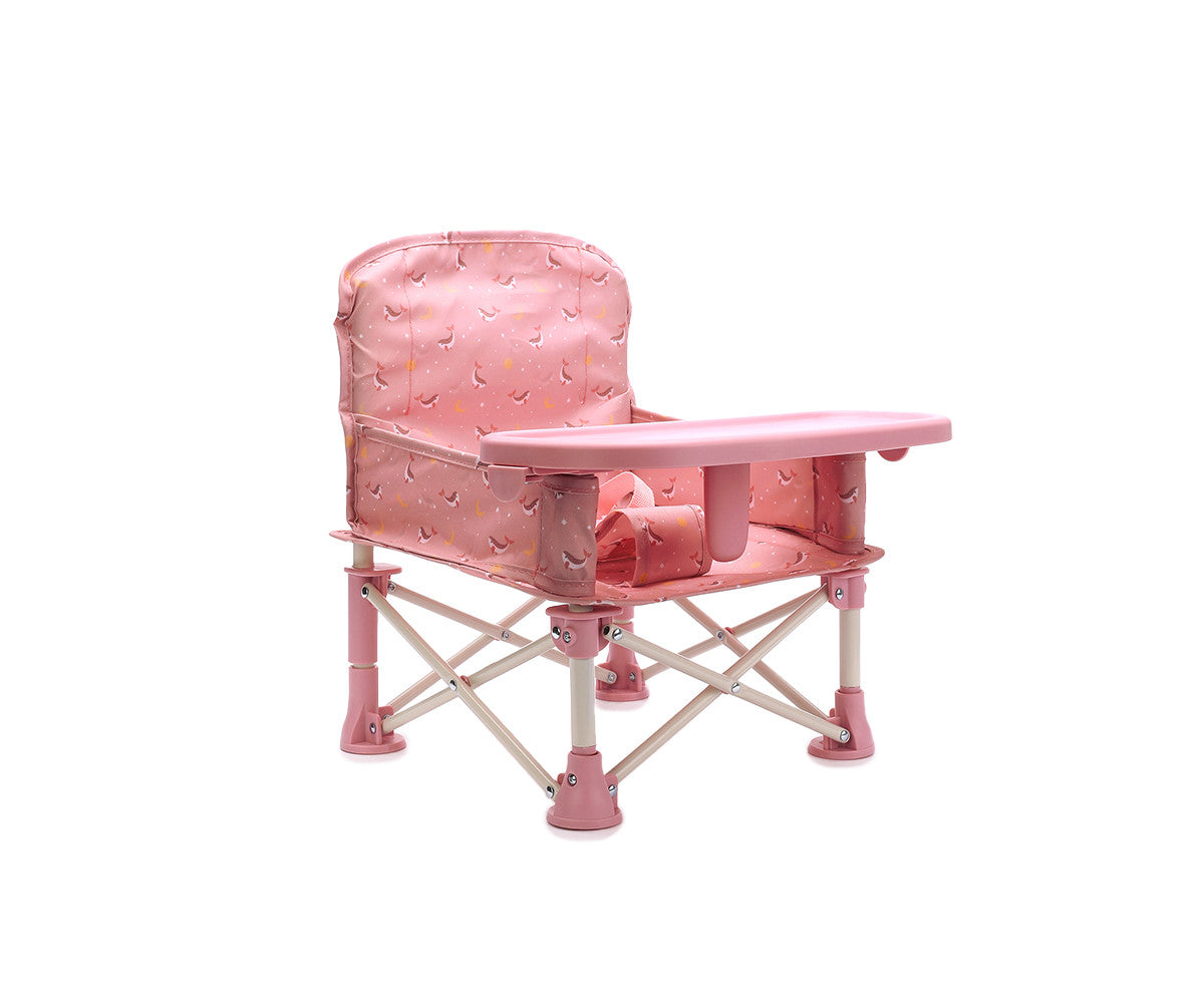 Monnëka - Cadeira dobrável infantil Whale Pink