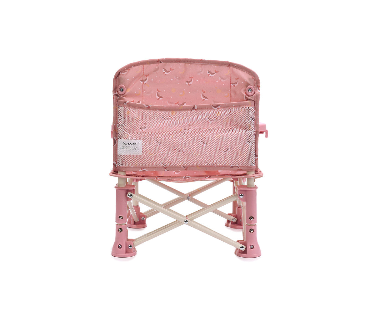 Monnëka - Cadeira dobrável infantil Whale Pink