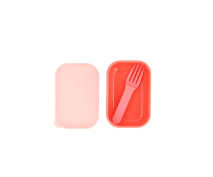 Monnëka - Lancheira Bento Stripes Bloom & Blush