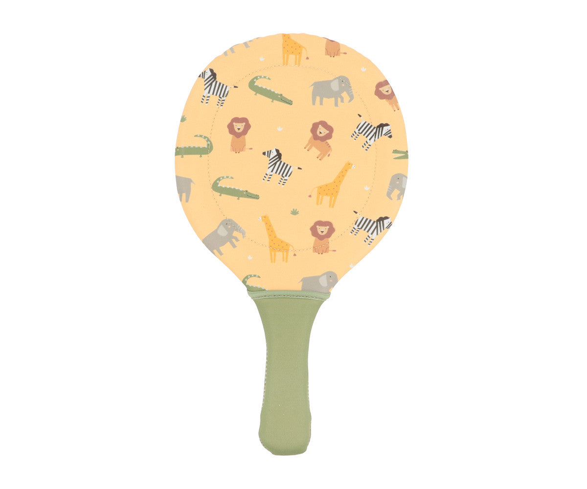 Monnëka - Raquetes de neoprene Wild Animals com bola