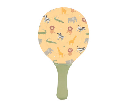 Monnëka - Raquetes de neoprene Wild Animals com bola