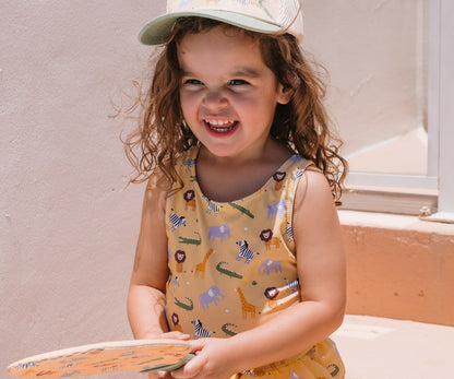 Monnëka - Raquetes de neoprene Wild Animals com bola