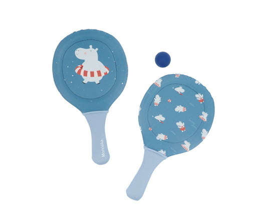 Monnëka - Raquetes de neoprene Hippos com bola