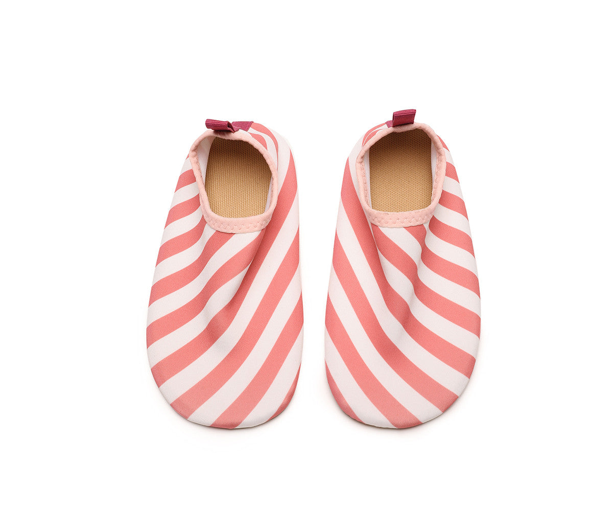 Monnëka - Sapatinhos de Praia Stripes Bloom & Blush