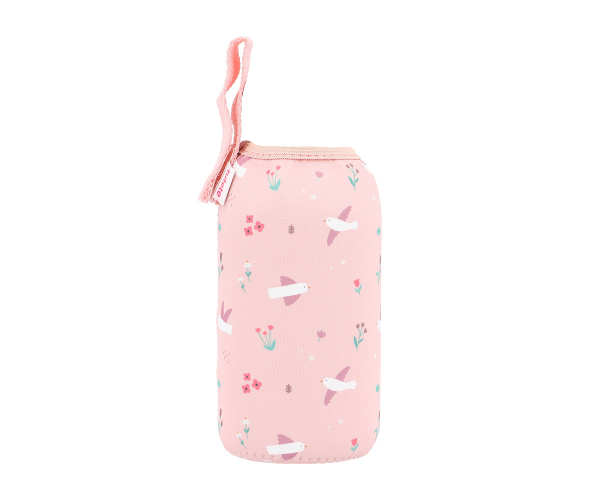 Tutete - Garrafa de aço personalizável com forro 500 ml Blossom Birds