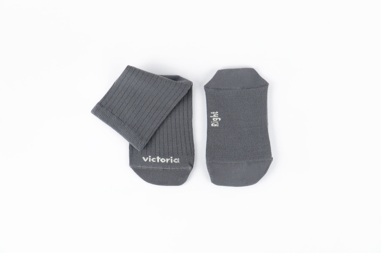 Victoria - Meias Barefoot Bambú Cinzento