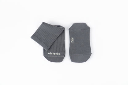 Victoria - Meias Barefoot Bambú Cinzento
