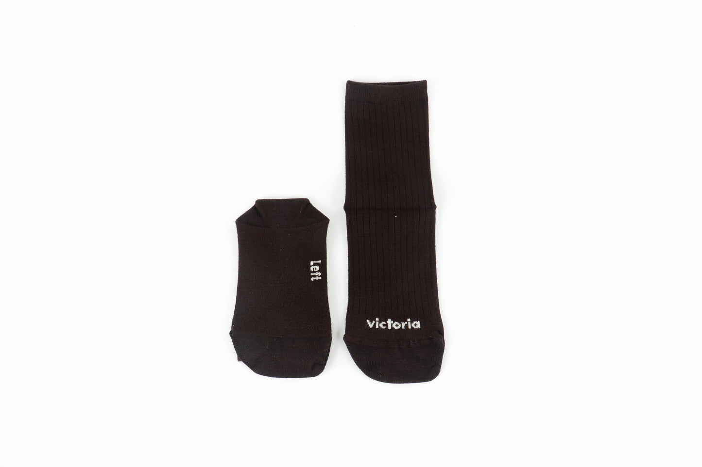 Victoria - Meias Barefoot Bambú Castanho