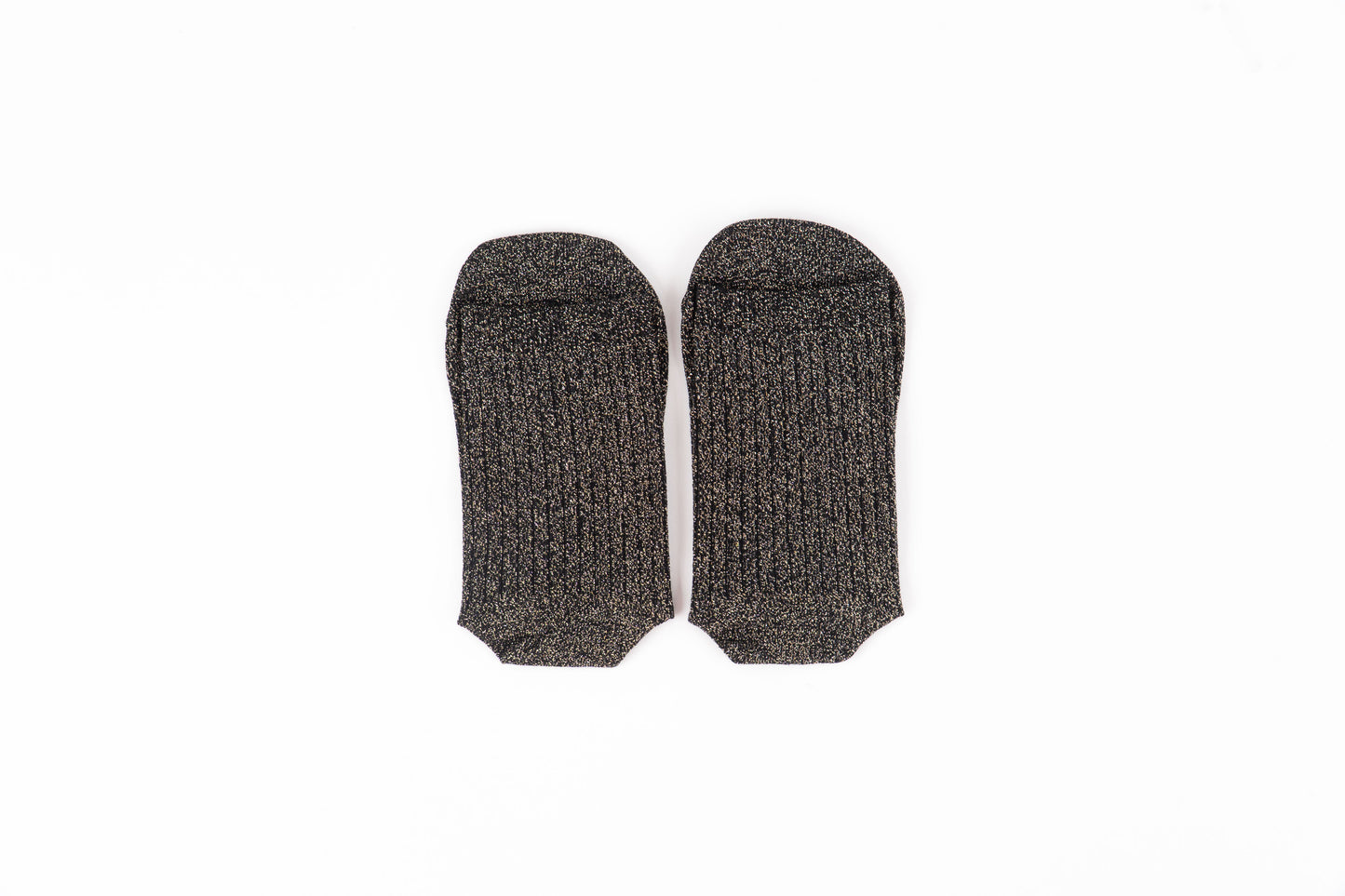 Victoria - Meias Barefoot Lurex Preto