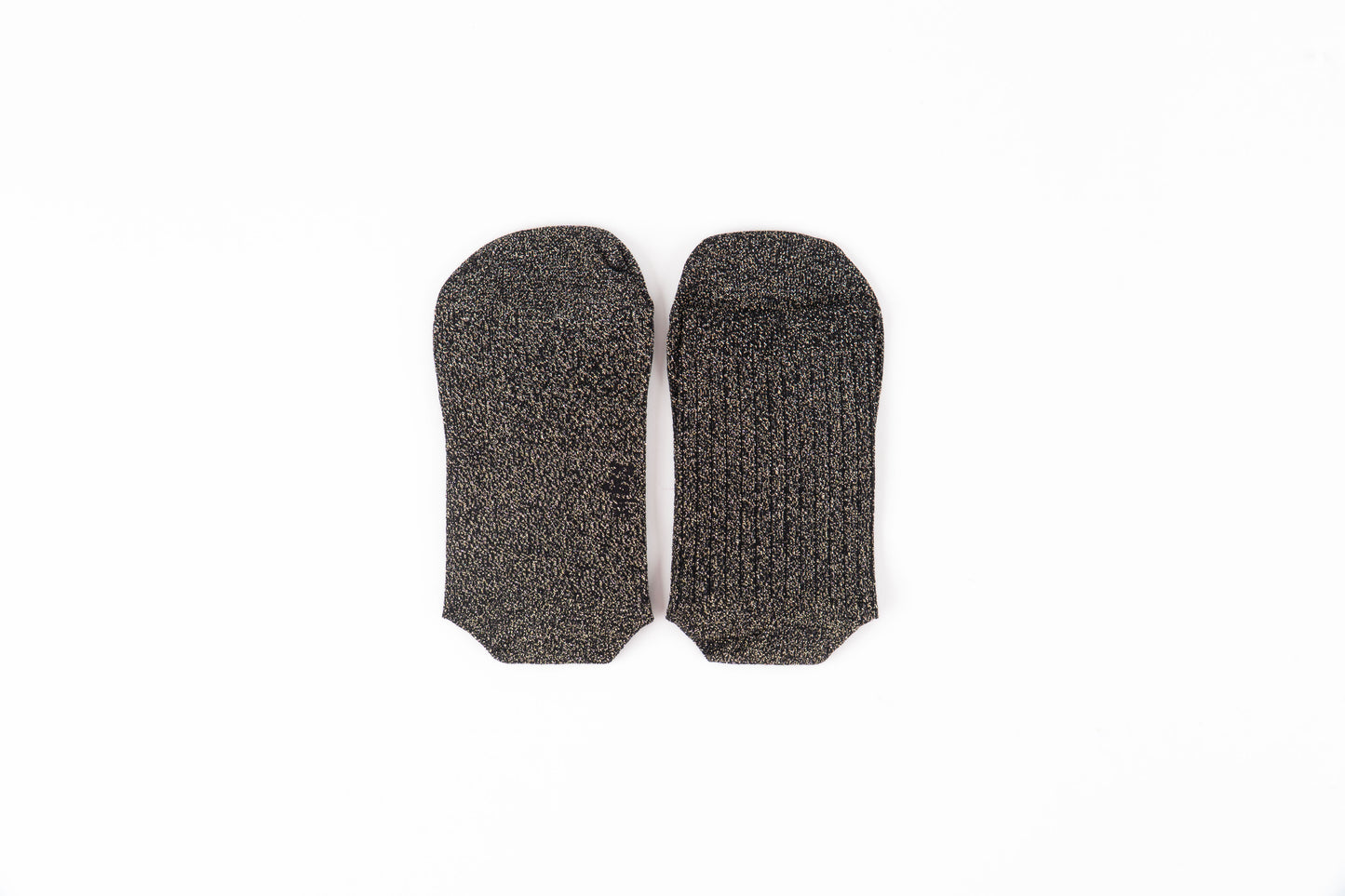 Victoria - Meias Barefoot Lurex Preto