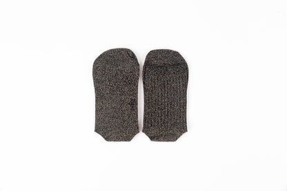 Victoria - Meias Barefoot Lurex Preto