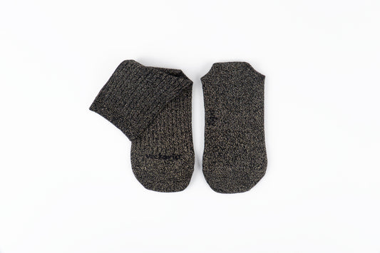 Victoria - Meias Barefoot Lurex Preto