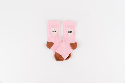 Victoria - Meias Barefoot Cão Rosa