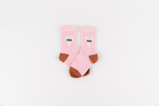 Victoria - Meias Barefoot Cão Rosa