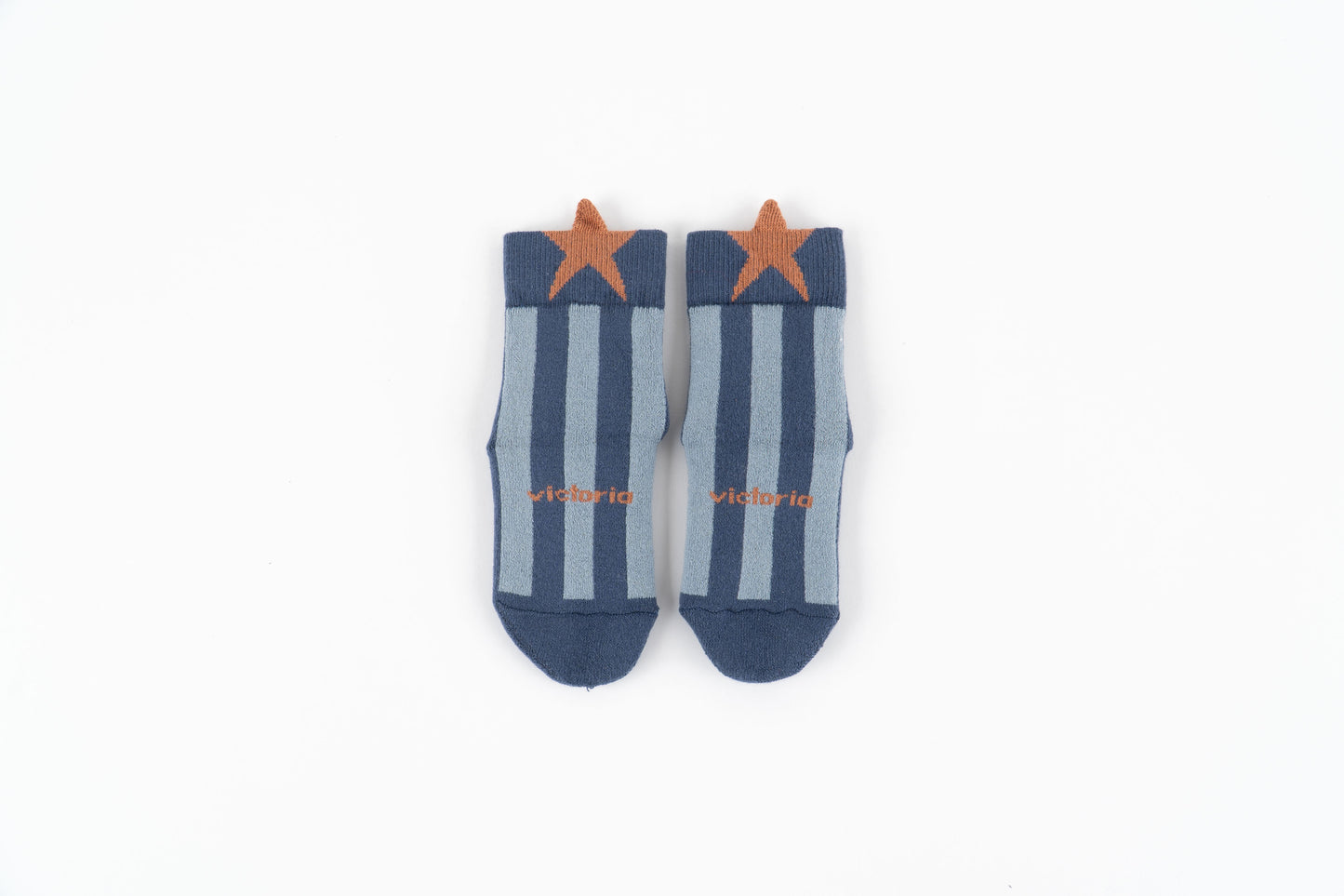 Victoria - Meias Barefoot Antiderrapantes Estrela Azul