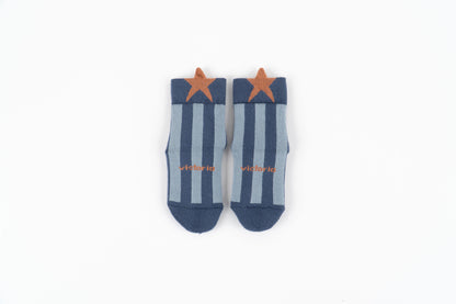 Victoria - Meias Barefoot Antiderrapantes Estrela Azul