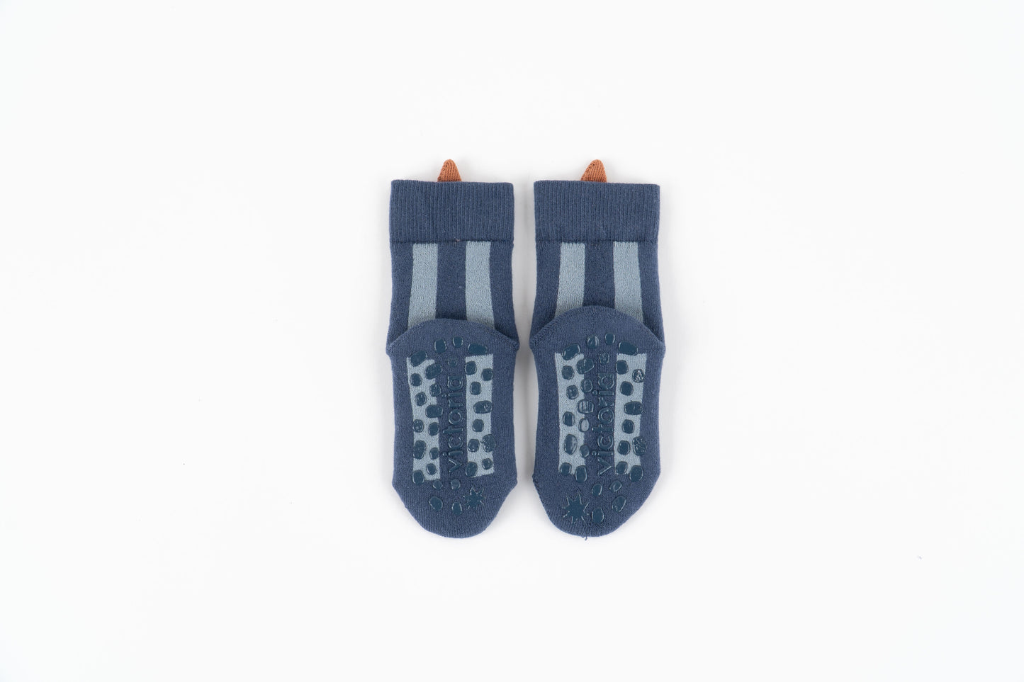 Victoria - Meias Barefoot Antiderrapantes Estrela Azul