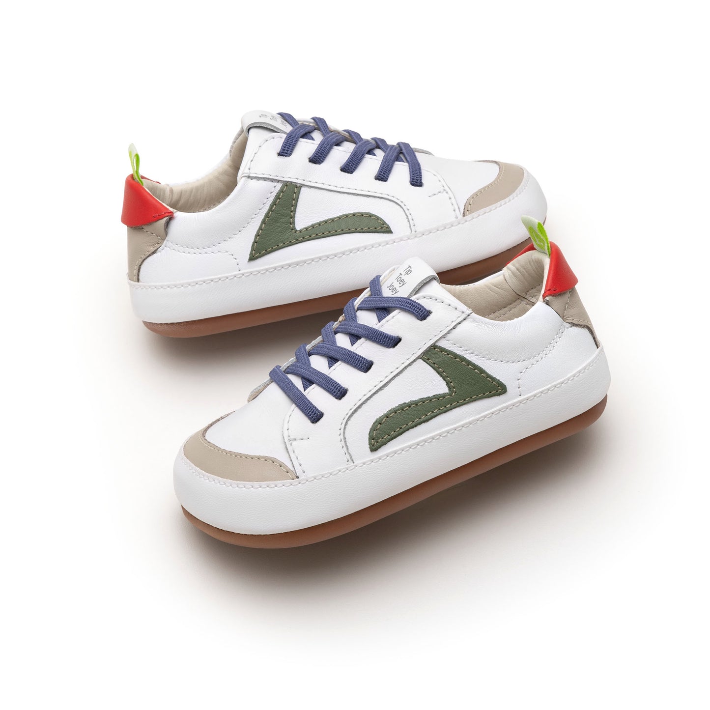 Tip Toey Joey - Ground Branco/Verde/Vermelho